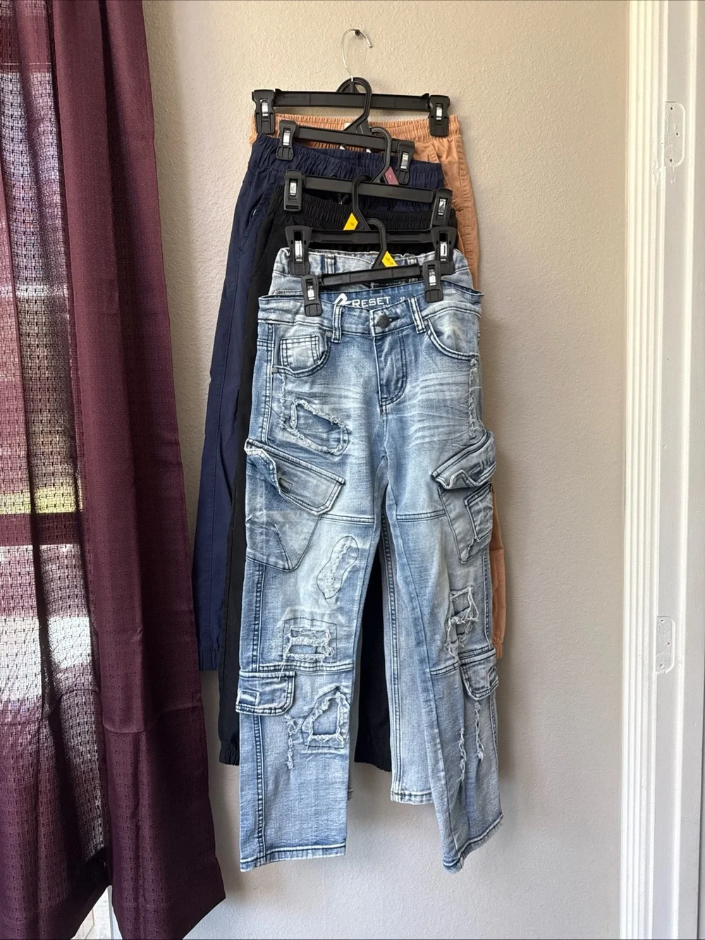 Boys Five Pair Size 10, 10/12 Pants and Jeans
